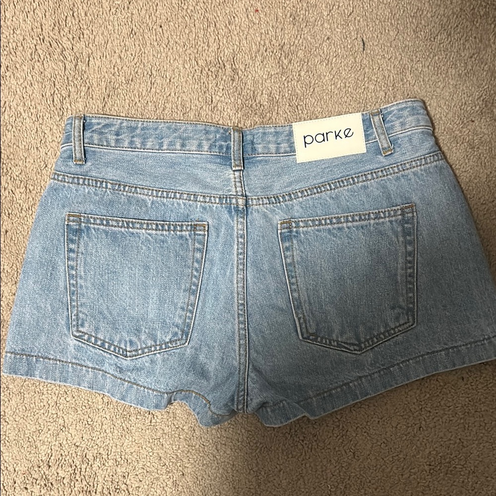 Parke Low rise denim shorts - Picture 3 of 3